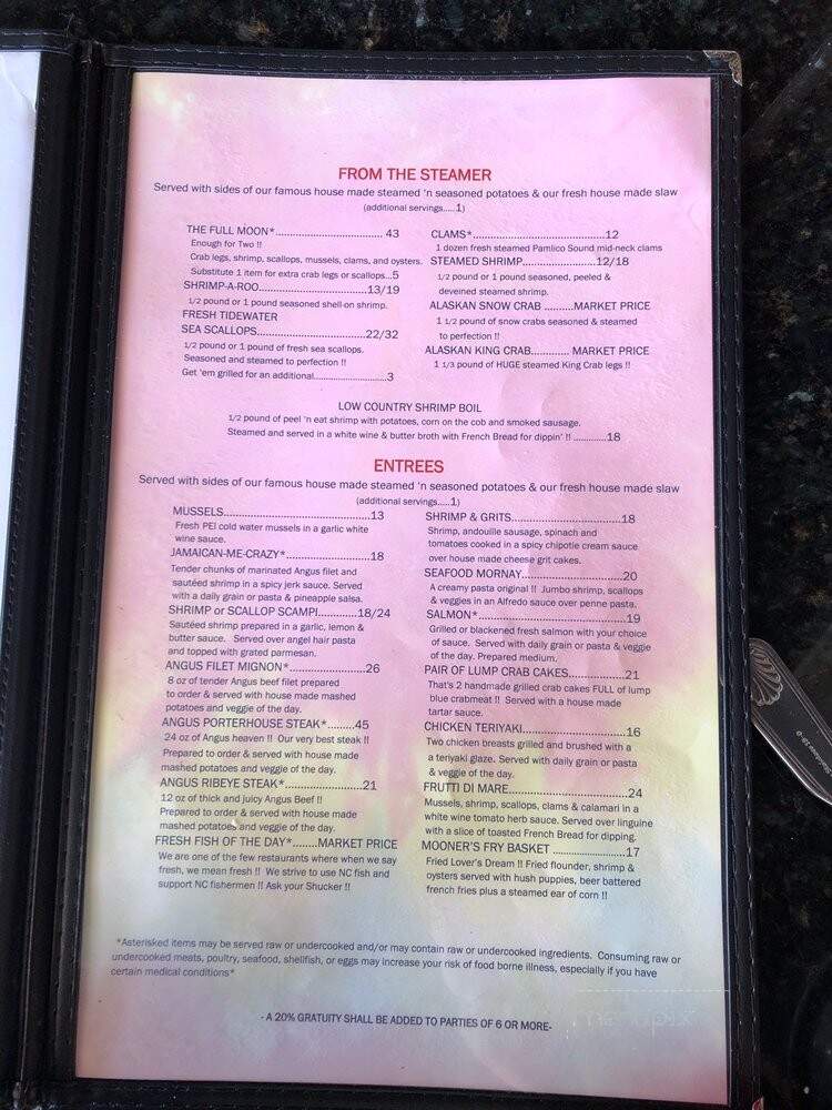 Full Moon - Clemmons, NC menu_pic