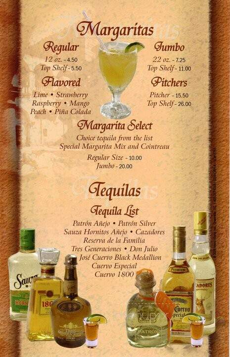 La Bamba - Greensboro, NC menu_pic