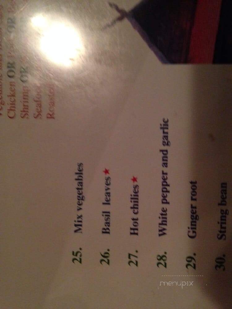 Rearn Thai Restaurant - Greensboro, NC menu_pic