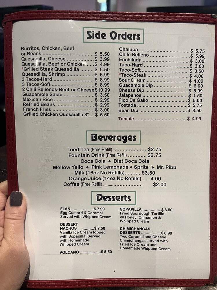 Los Amigos Restaurante - Waynesville, NC menu_pic