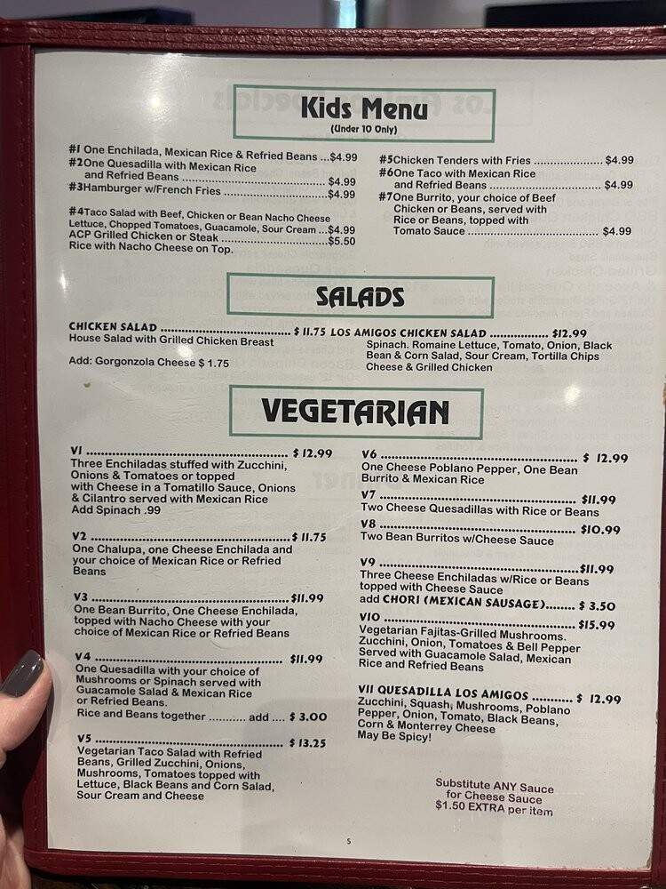 Los Amigos Restaurante - Waynesville, NC menu_pic