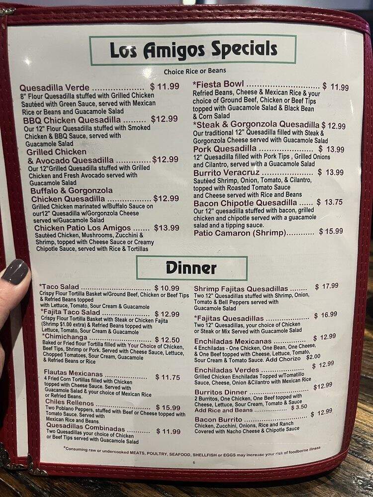 Los Amigos Restaurante - Waynesville, NC menu_pic