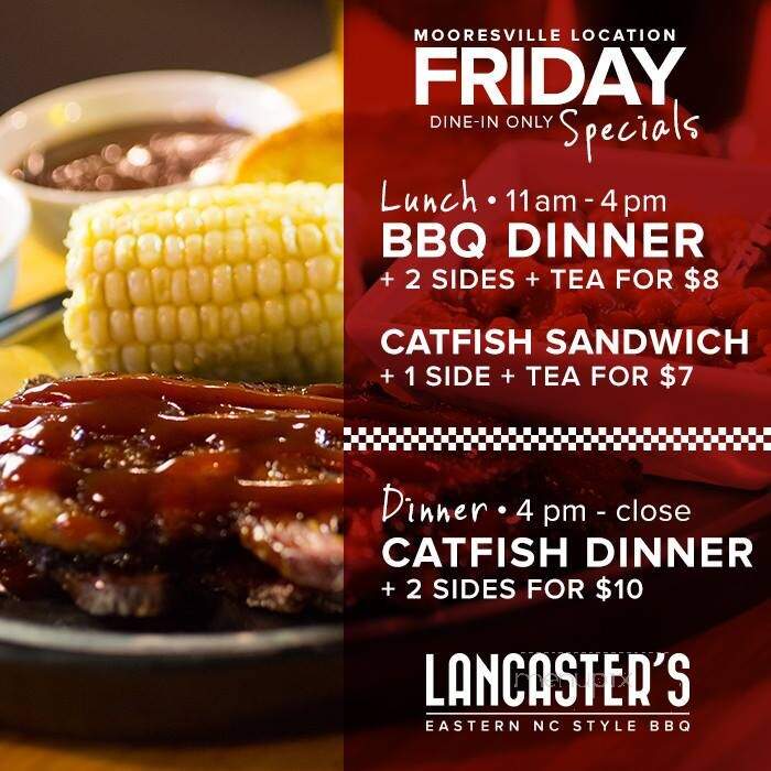 Lancaster's Bbq & Wings - Mooresville, NC menu_pic