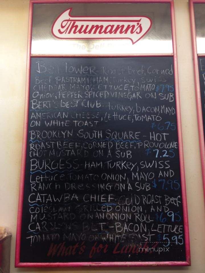 Sidewalk Deli - Salisbury, NC menu_pic