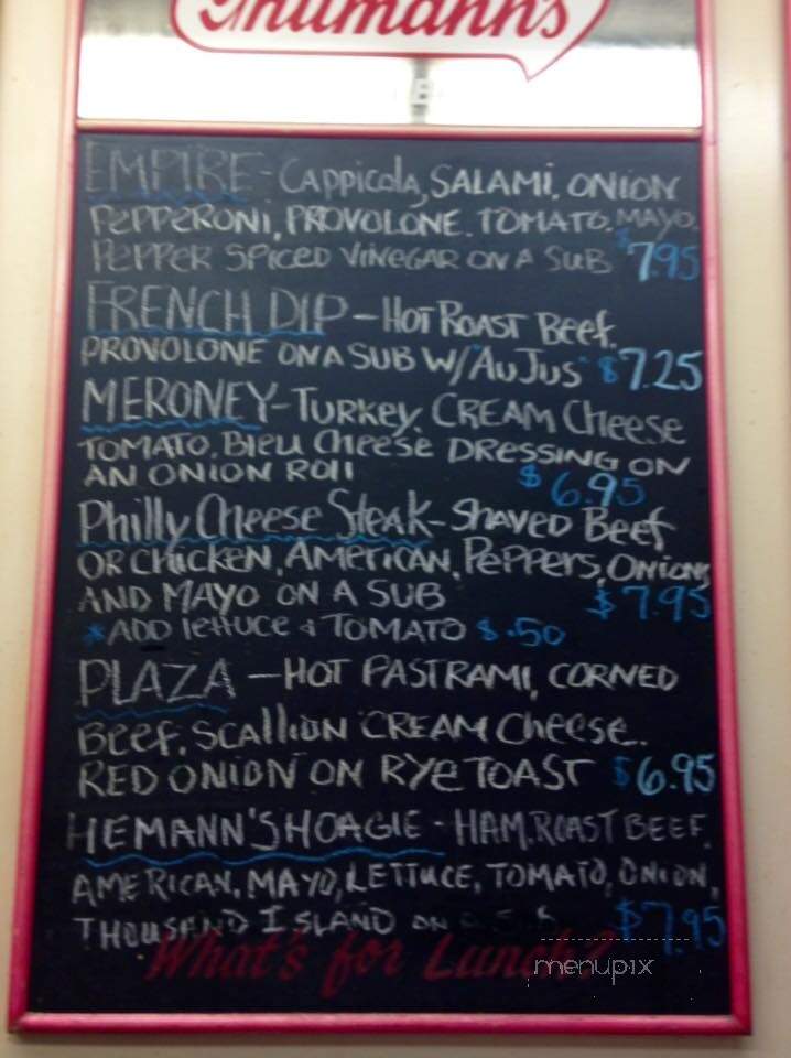 Sidewalk Deli - Salisbury, NC menu_pic