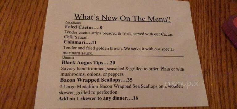 Middleburg Steakhouse - Middleburg, NC menu_pic