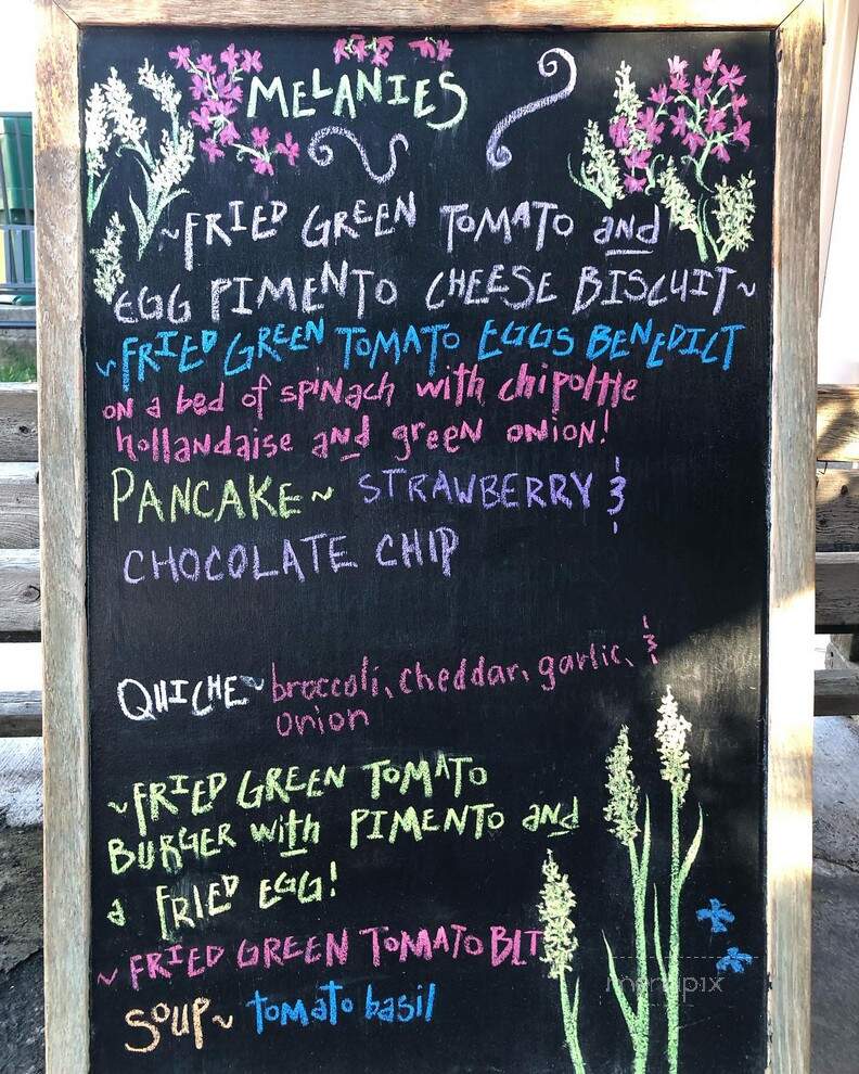 Melanie's Food Fantasy - Boone, NC menu_pic