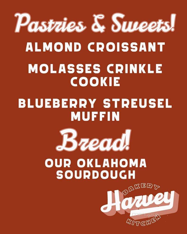 Harvey House - Oklahoma City, OK menu_pic