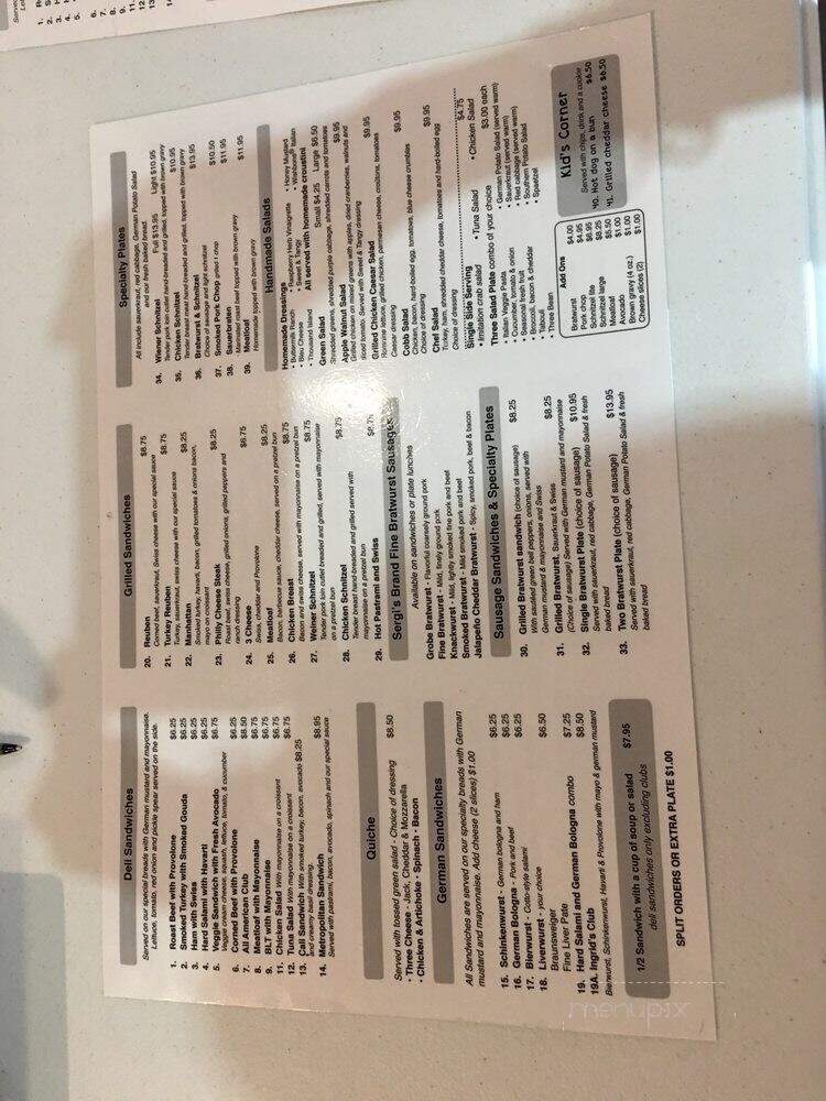 Ingrid's Kitchen - Oklahoma City, OK menu_pic