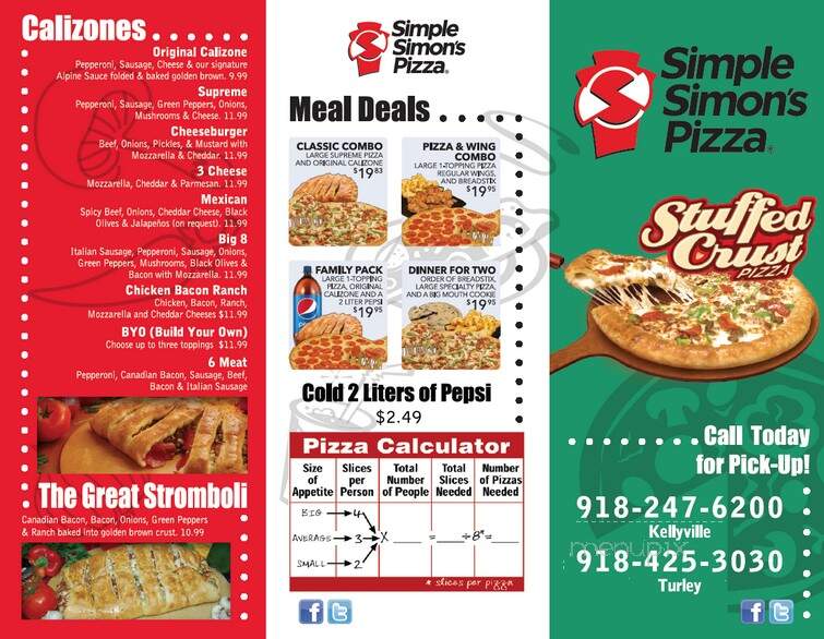 Simple Simon's Pizza - Kellyville, OK