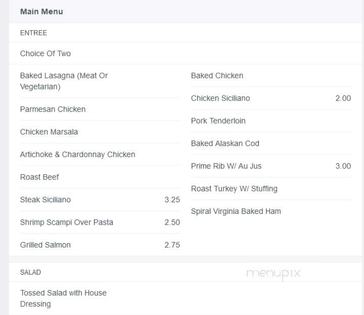 Alexander's - Ambridge, PA menu_pic