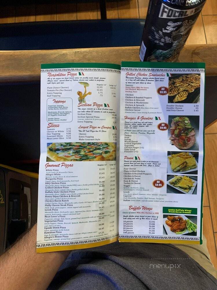 Allegro Pizza Of 40 St - Philadelphia, PA menu_pic
