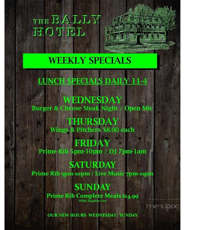 Bally Inn & Pub - Bally, PA