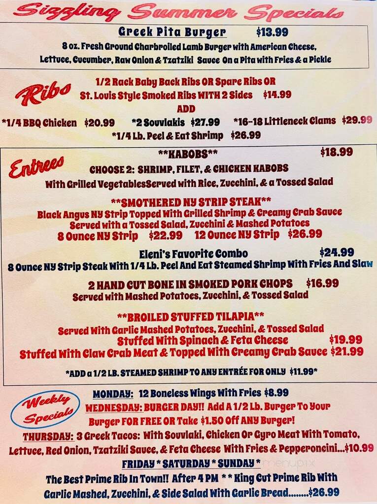 Bar-B-Cue Pit - Sinking Spring, PA menu_pic