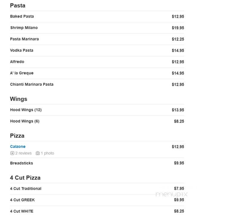 Bronze Hood Lounge - McKees Rocks, PA menu_pic