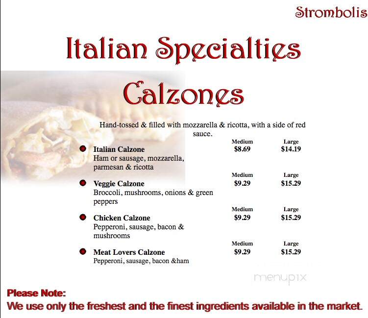 Brother's Pizza - Shippensburg, PA menu_pic