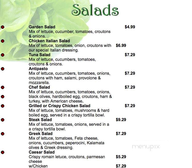 Brother's Pizza - Shippensburg, PA menu_pic