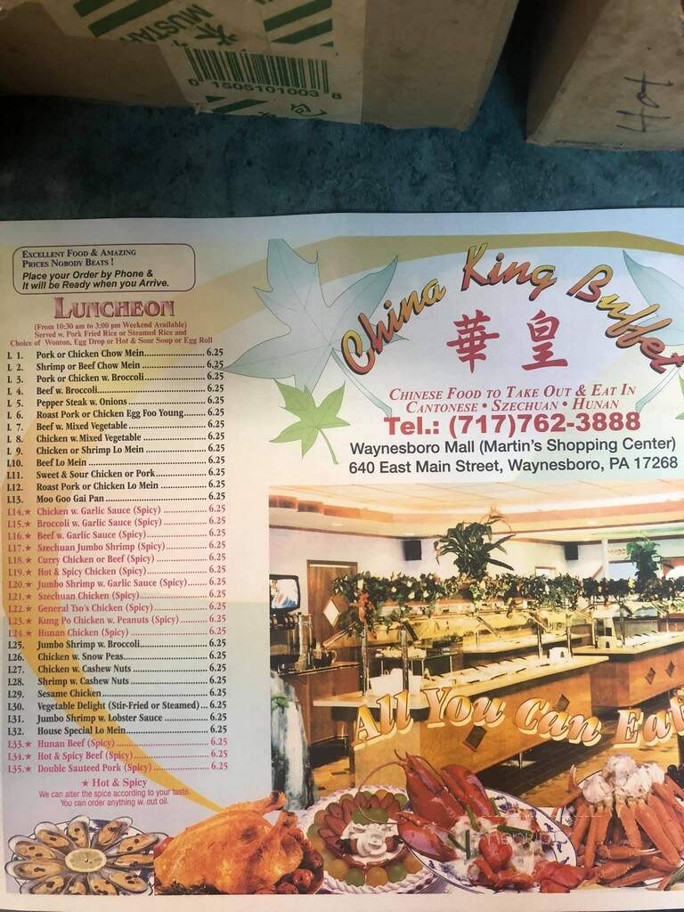 China King - Waynesboro, PA menu_pic