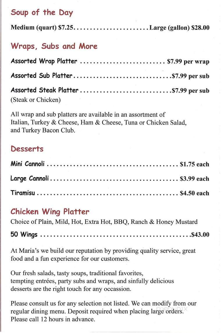 Chris's New York Pizzeria - Ephrata, PA menu_pic