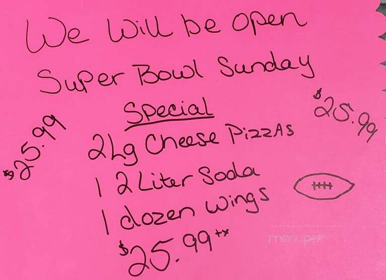 Claudio's Pizza - Aspers, PA menu_pic