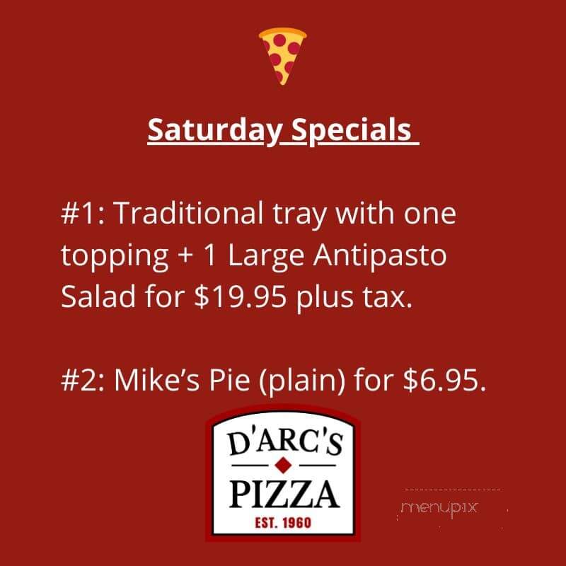 D'Arc's Pizza Shop - Windber, PA