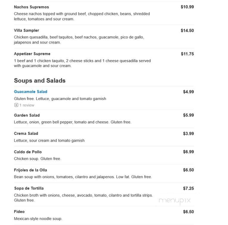 El Rodeo - Hanover, PA menu_pic