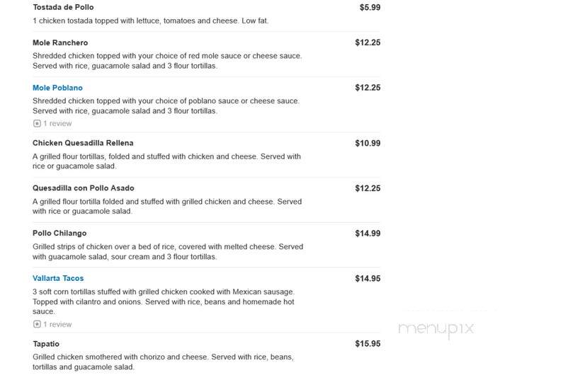 El Rodeo - Hanover, PA menu_pic