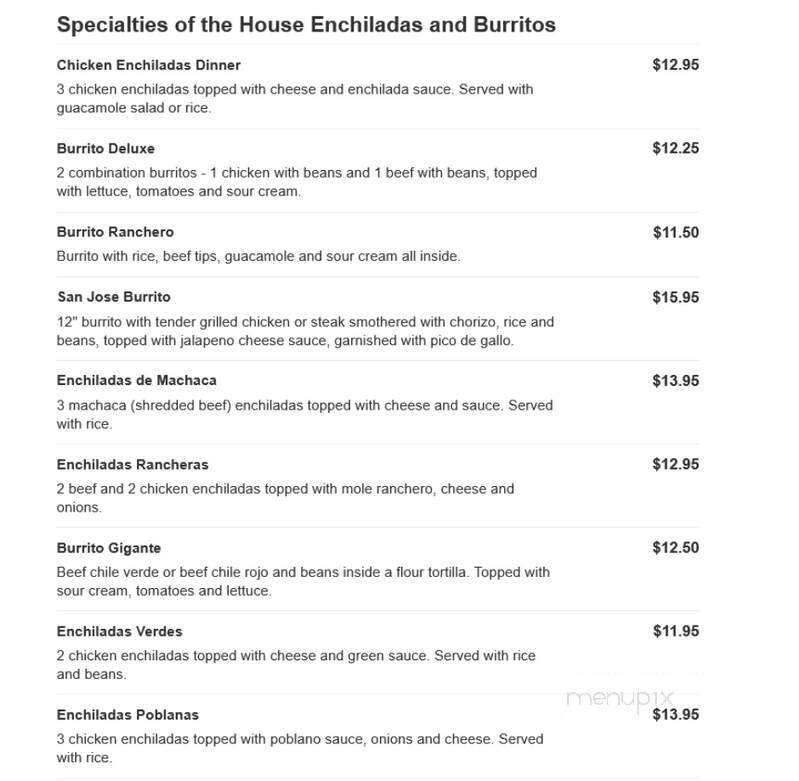 El Rodeo - Hanover, PA menu_pic
