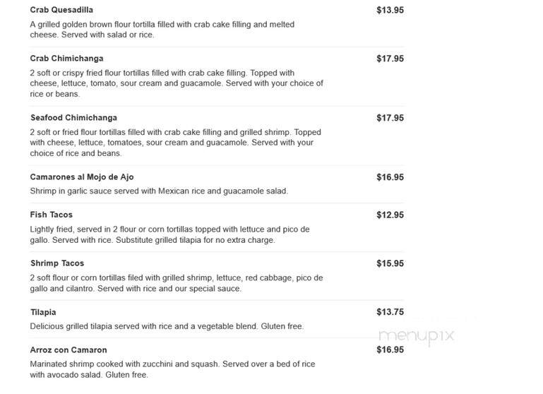 El Rodeo - Hanover, PA menu_pic