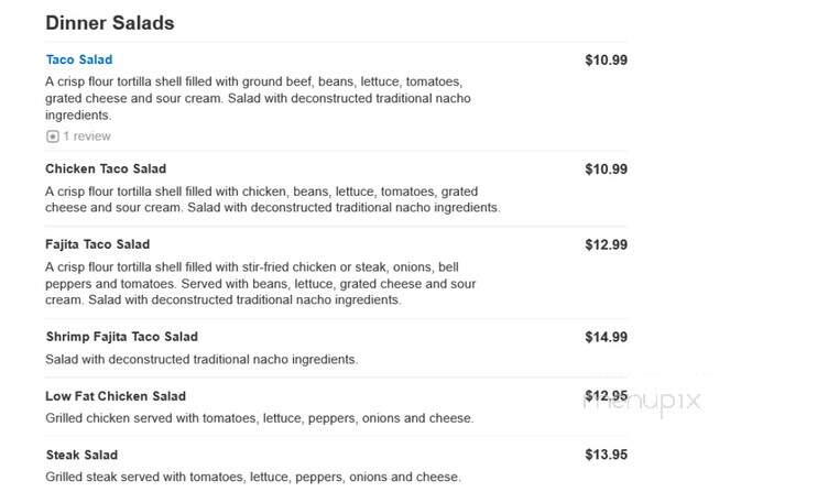 El Rodeo - Hanover, PA menu_pic
