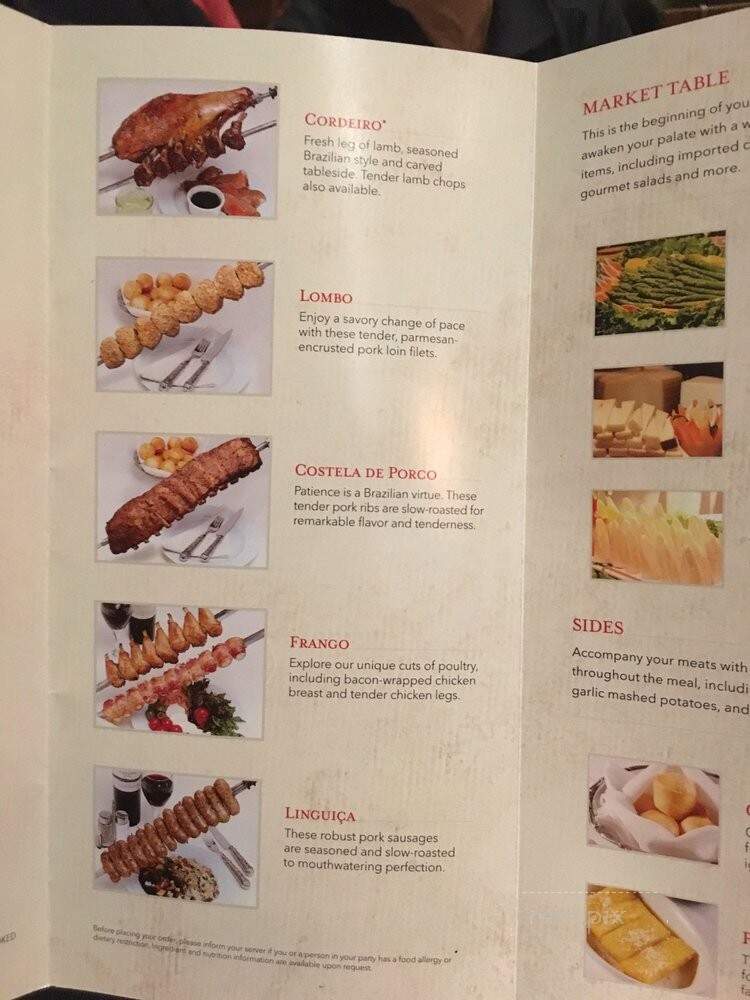 Fogo De Chao - Philadelphia, PA menu_pic