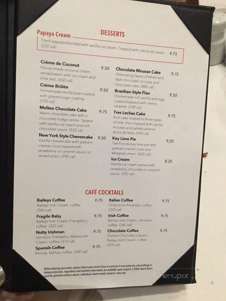 Fogo De Chao - Philadelphia, PA menu_pic