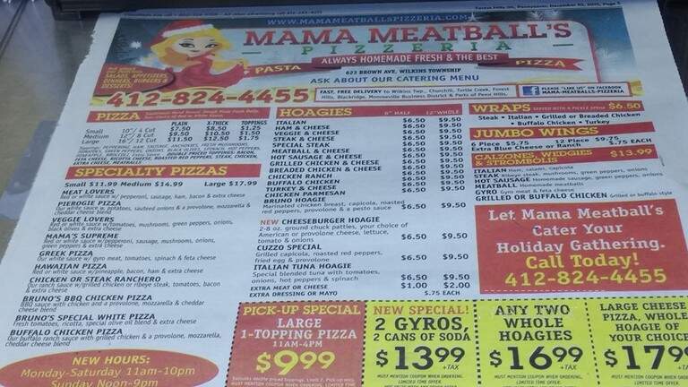Mama Meatball's Pizzeria - Turtle Creek, PA