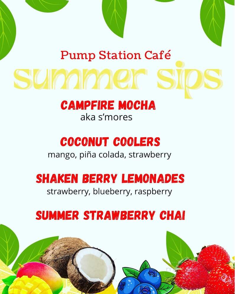 Pump Station Cafe - Boalsburg, PA menu_pic
