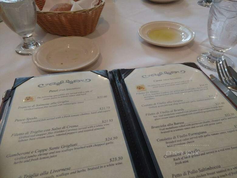 San Nicola Trattoria Restaurant - Berwyn, PA menu_pic