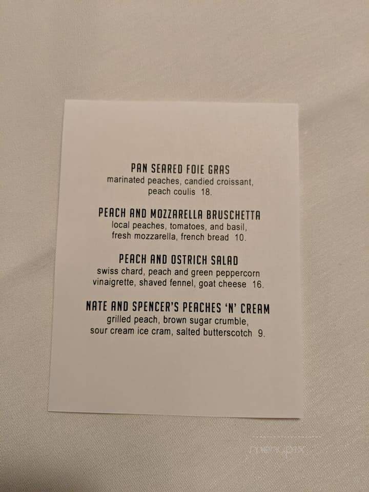 Spinnerstown Hotel - Quakertown, PA menu_pic