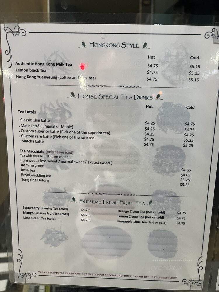 Te Cafe - Pittsburgh, PA menu_pic