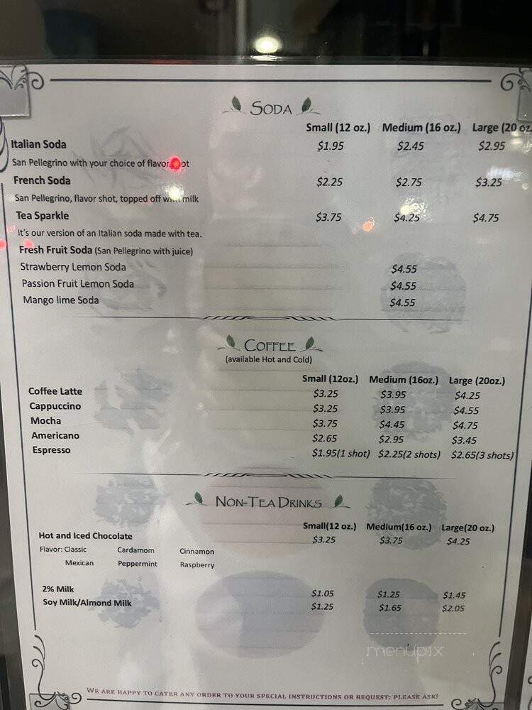 Te Cafe - Pittsburgh, PA menu_pic