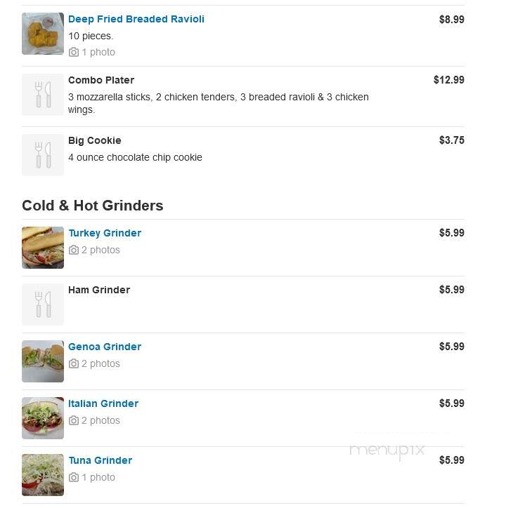Limiro's Cafe & Deli - Westerly, RI menu_pic