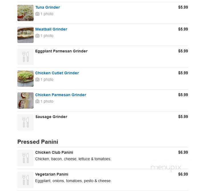 Limiro's Cafe & Deli - Westerly, RI menu_pic