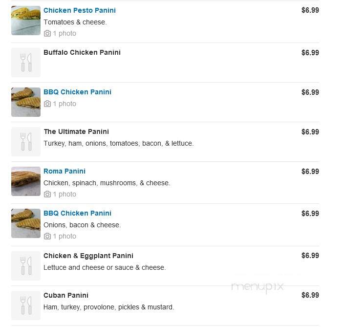 Limiro's Cafe & Deli - Westerly, RI menu_pic