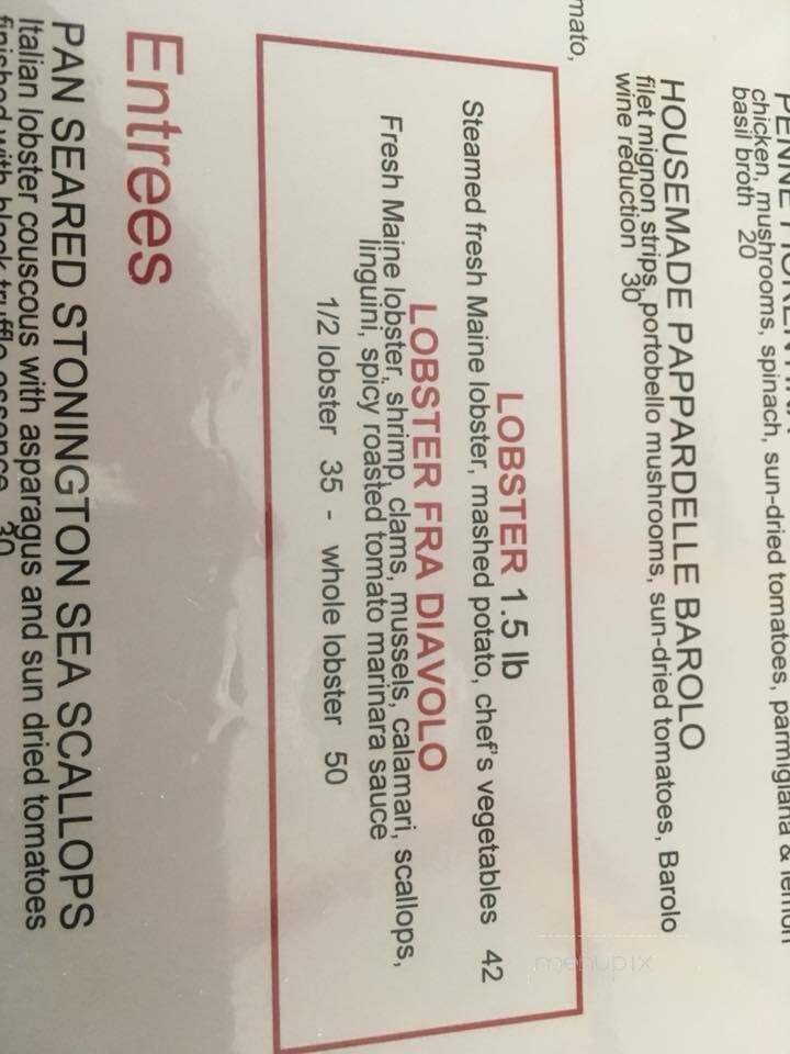 Maria's Seaside Cafe - Westerly, RI menu_pic