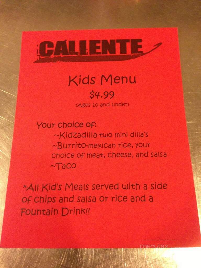 Caliente Mexican Grill - Kingston, RI