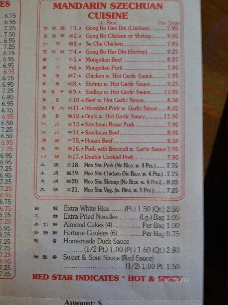 China Kitchen - Summerville, SC menu_pic