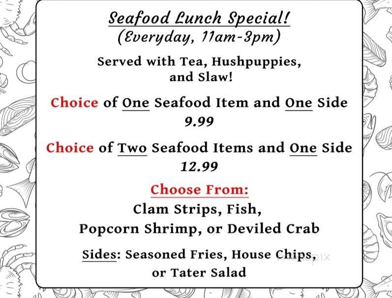 Good Fellas Seafood Hut & Bar - Myrtle Beach, SC menu_pic