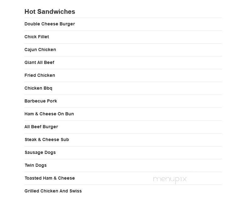 Grand Strand Sandwich - Longs, SC menu_pic