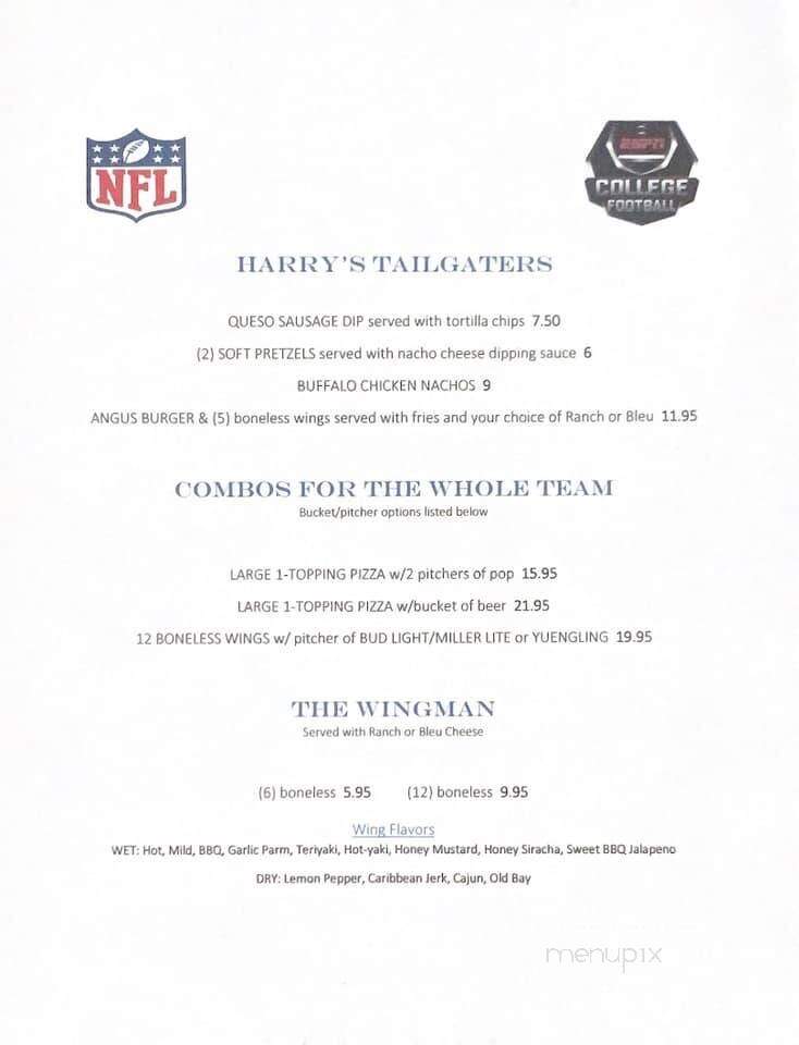Harry The Hat's - Myrtle Beach, SC menu_pic
