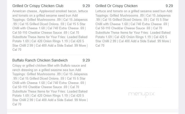 Huddle House - Barnwell, SC menu_pic