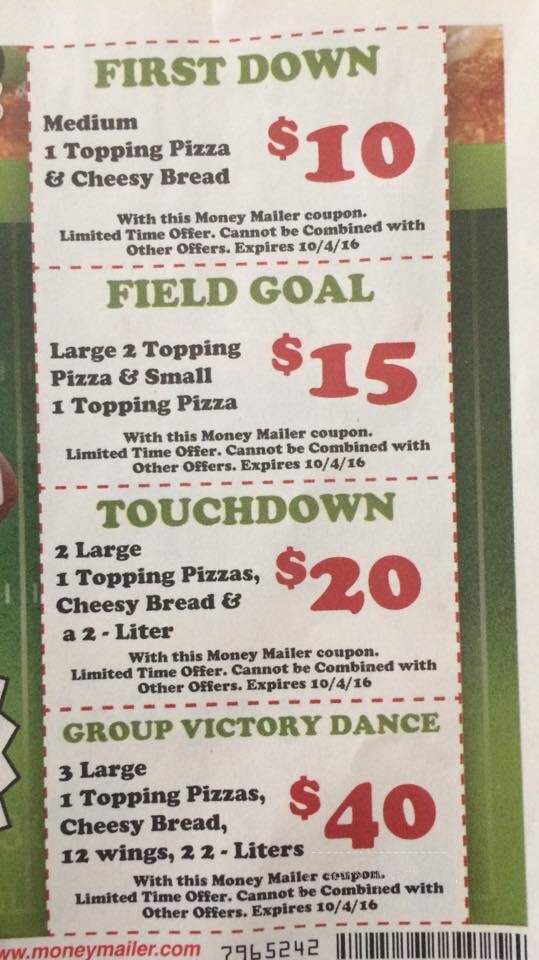 Tony's Pizza & Sub - Fountain Inn, SC menu_pic