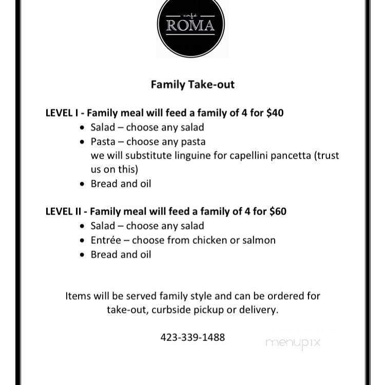 Cafe Roma - Cleveland, TN